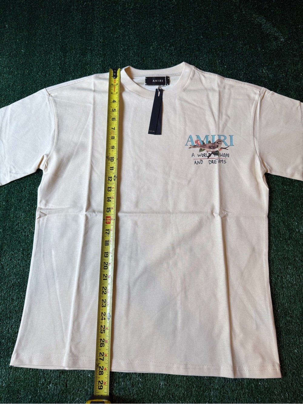 Cream Short-Sleeve Graphic Logo Tee - Picture 8 of 9